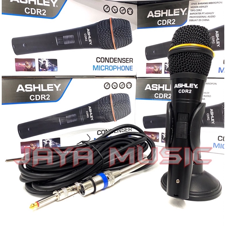 JAYA MUSIC- Mic Kabel Ashley CDR2 Condenser Original
