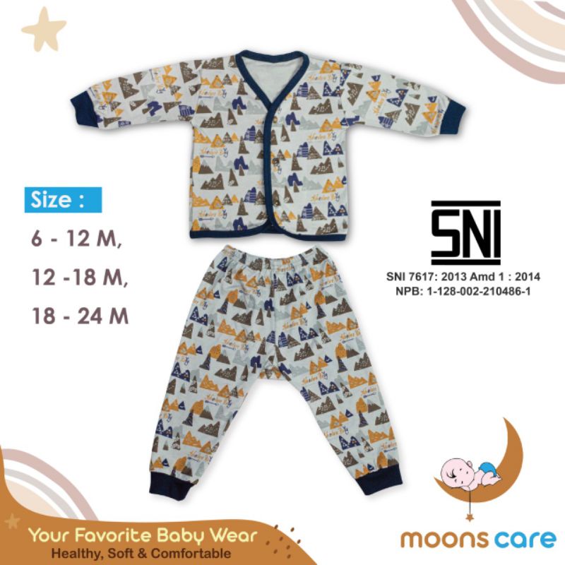 SNI SML MOONS STELAN PANJANG ANAK BUKA KAKI PREMIUM MOONS 6-12 BULAN