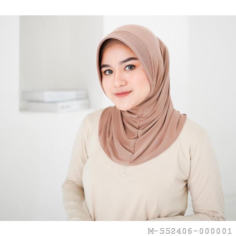 HIJAB WANITA SPORT JERSEY LYCRA PREMIUM