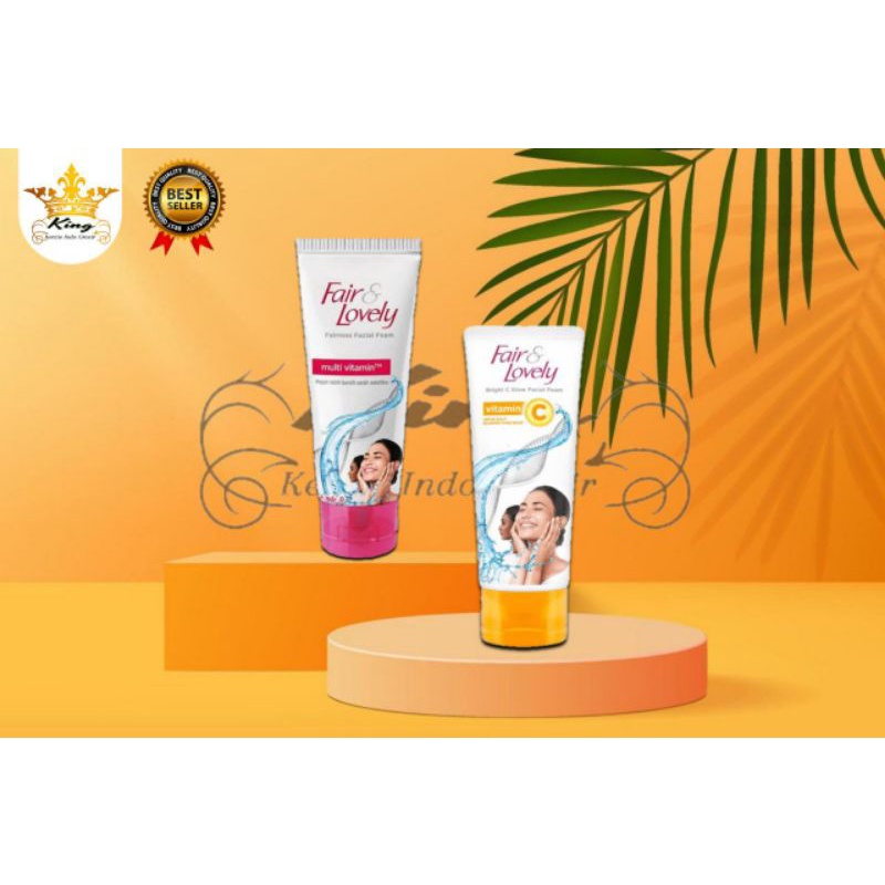 (KING) - Glow & Lovely / Fair & Lovely pembersih wajah 100gr
