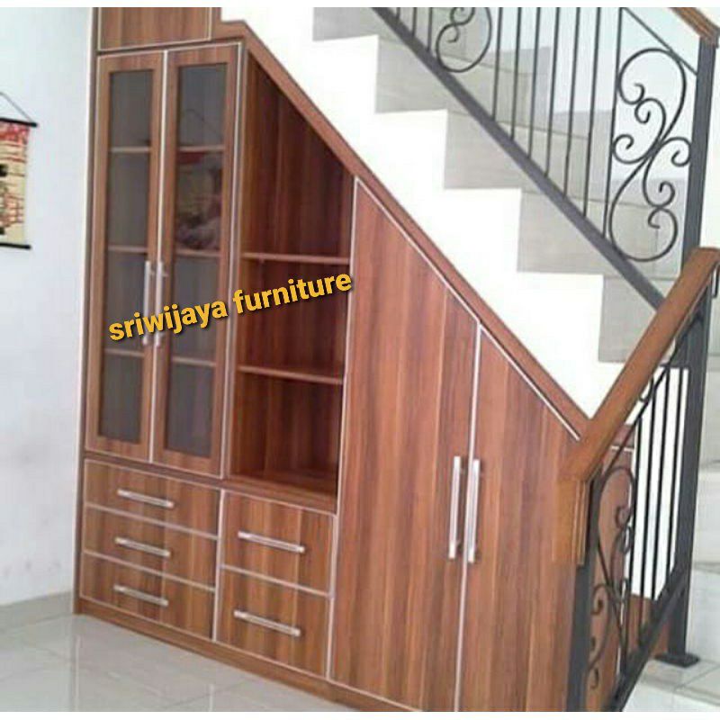 PROMO lemari bawah tangga / kabinet bawah tangga / bawah tangga custom