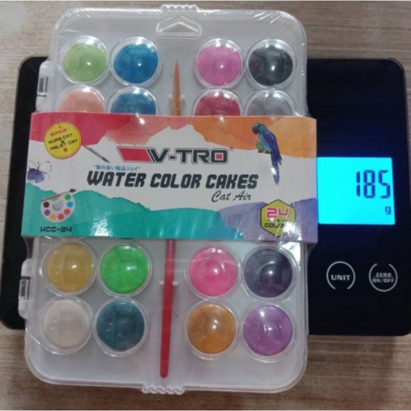 

Cat Air Cat Lukis Watercolour Cat 24Warna + Kuas