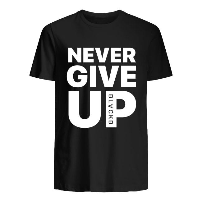 Kaos T-Shirt NEVER GIVE UP Cotton Combed 30s