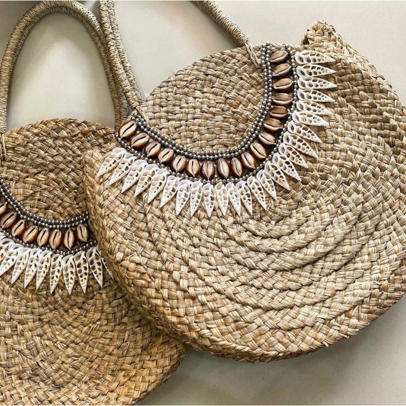 Tas Mendong Bulat Kerang Bali
