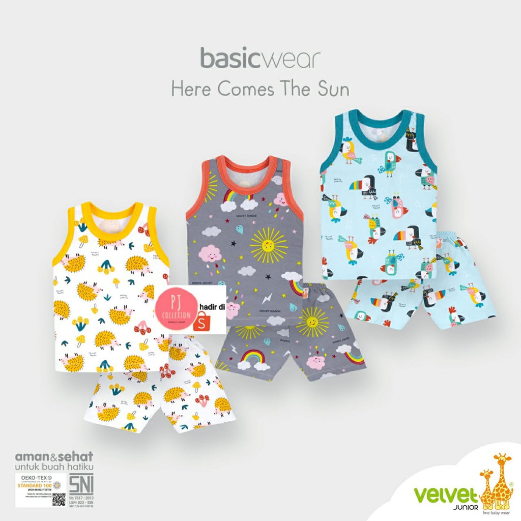 Velvet Junior 3 SET Singlet / Kutung