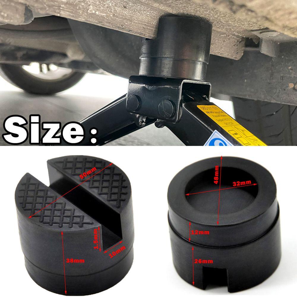 Lanfy Car Jack Rubber Pad Aksesoris Reparasi Mobil Lantai Slotted Side Lifting Pengangkat|Jacking Tool Pinch Blok Penyangga Las