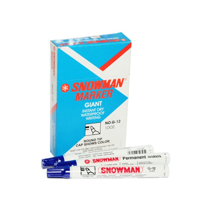 

Spidol Permanent Snowman Marker G-12 - Per Satu