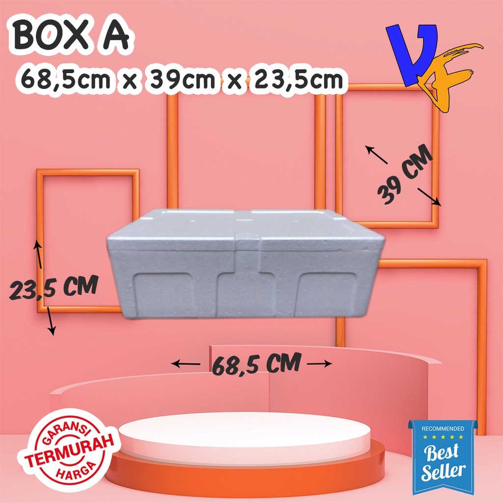 

Box Styrofoam A 68,5 x 39 x 23,5cm Box Sterofoam Box Stereofoam Besar Box Frozen Food