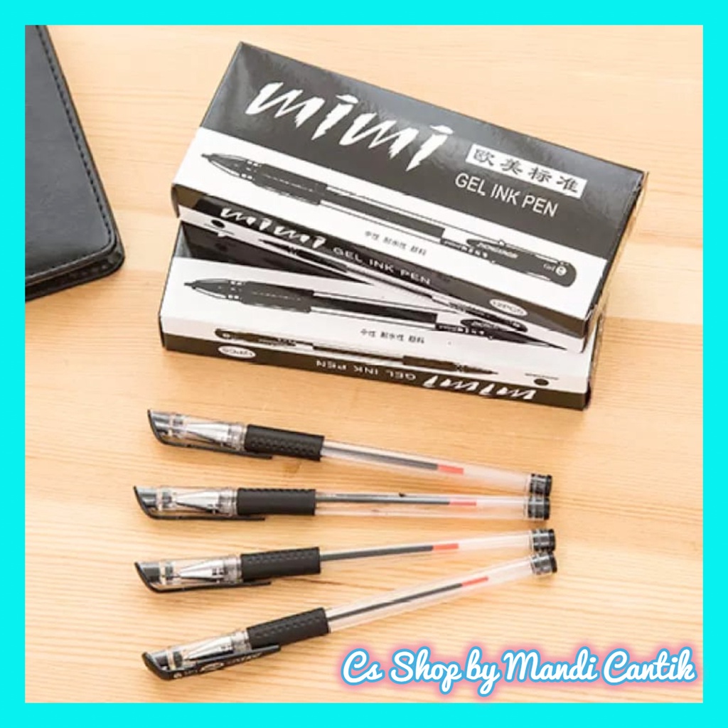 

Pulpen Mimi Pen Pena 1Lusin isi 12pcs pen mimi hitam Alat Tulis Kantor COD