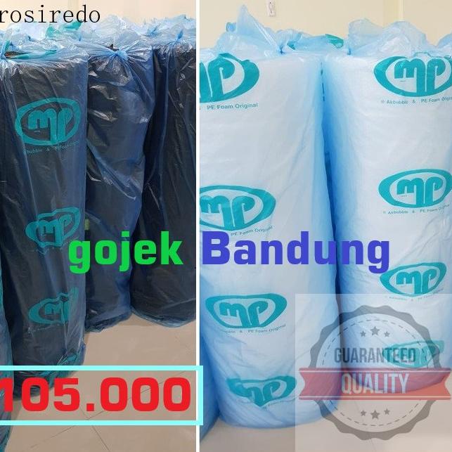 Harga Grosir Bubble wrap Bening Hitam mulia pack MP 50M x 125CM bubblewrap tebal bandung buble plast