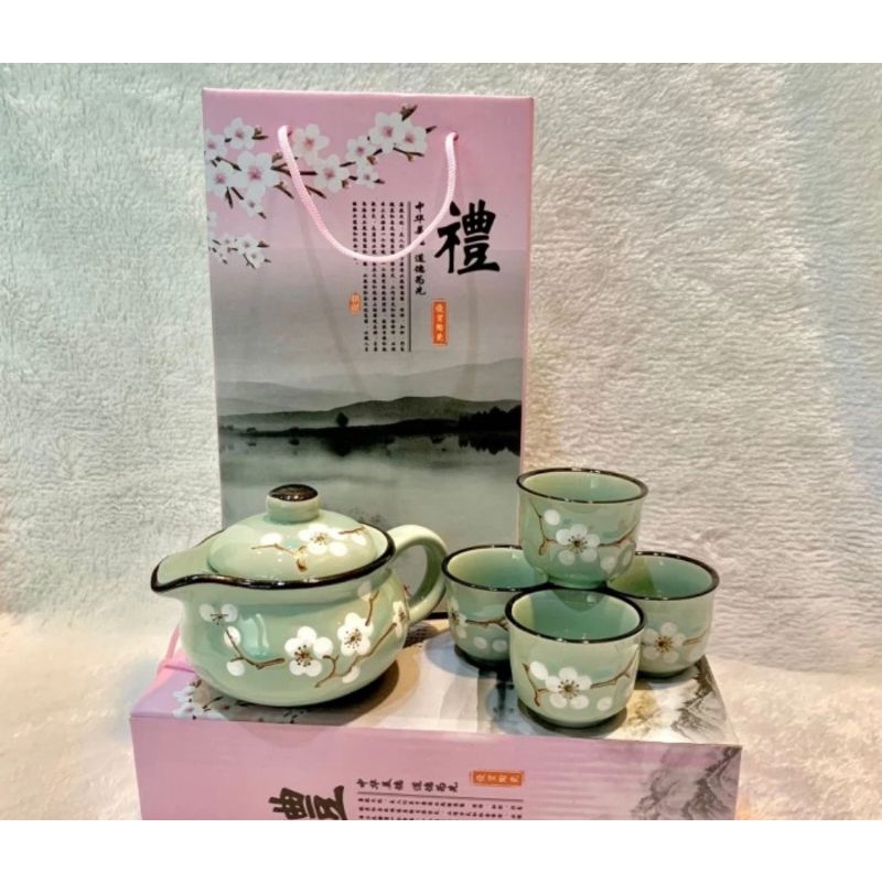 Chinese tea set tea pot set cangkir teh kado wedding