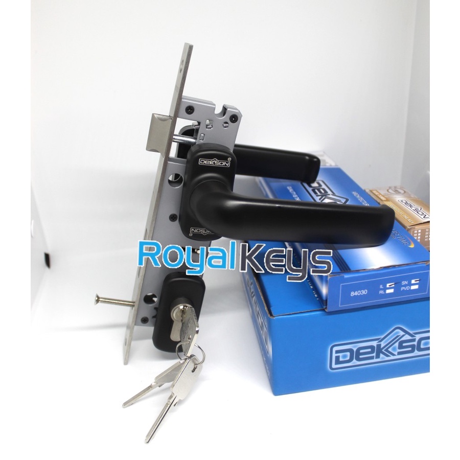 Jual Paket Set Handle Dekkson Dekson LHR 0816 Hitam Gagang Pintu