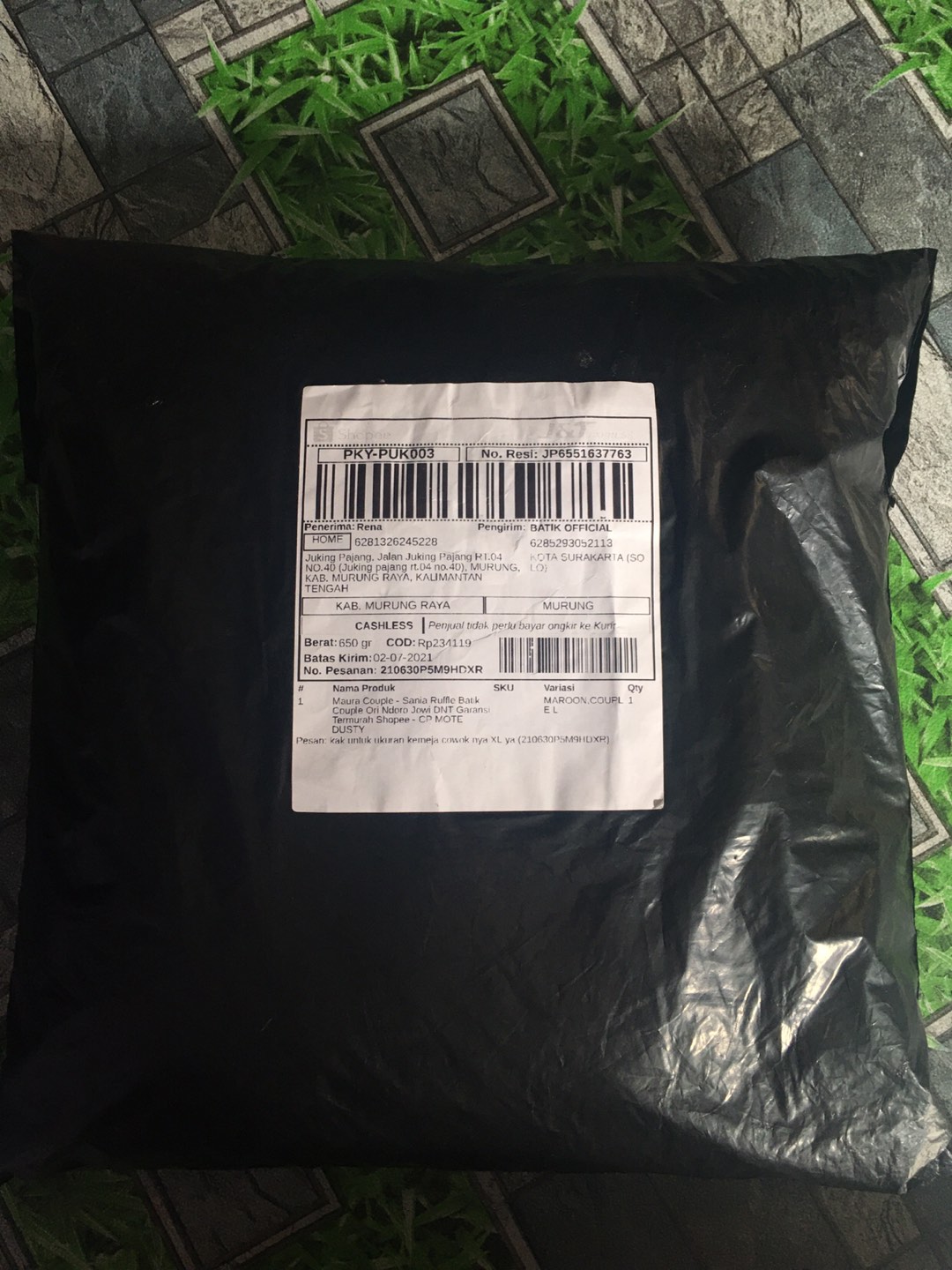 Maura Couple - Sania Ruffle Batik Couple Ori Ndoro Jowi Dnt Garansi Termurah Shopee - Cp Mote Dusty