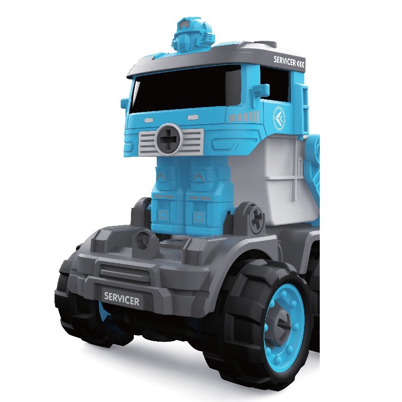 OKIEDOG DIY RC Transformer Garbage Truck Blue