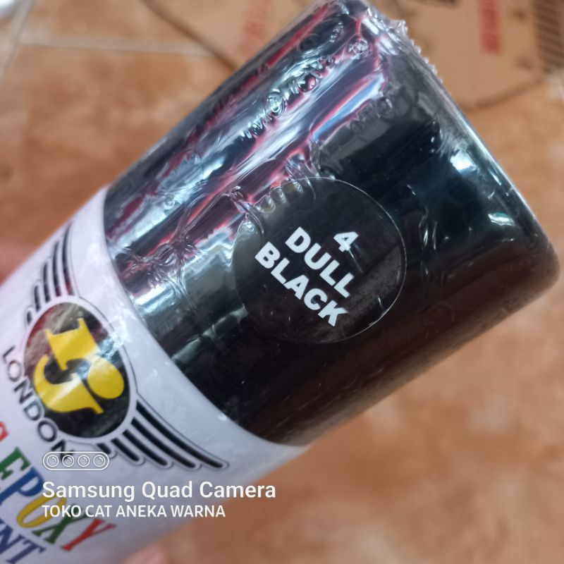 cat semprot 300cc dull black hitam doff mate rj london cat semprot spray paint pilok pilox