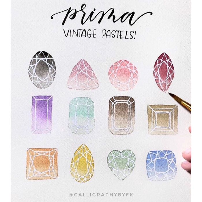 

Prima Marketing Watercolor Confections VINTAGE PASTEL