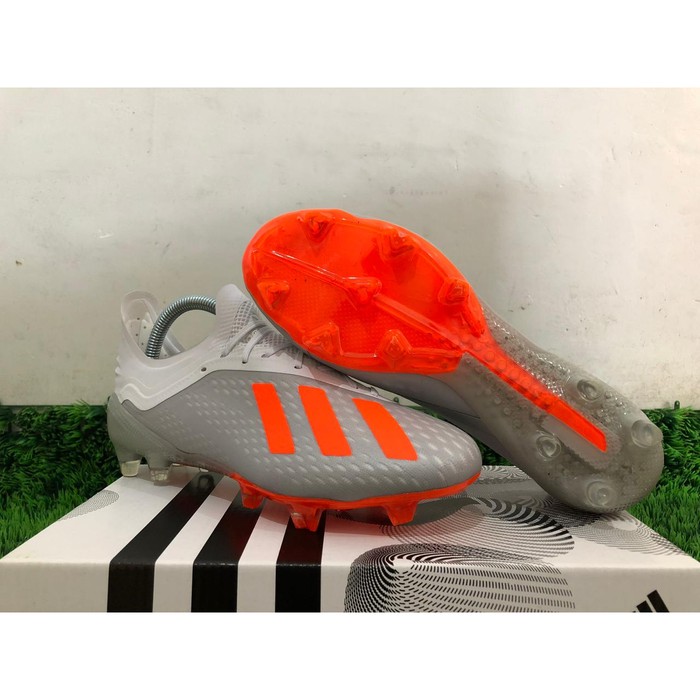 Soccer Adidas X 18.1 FG Silver Metallic Orange