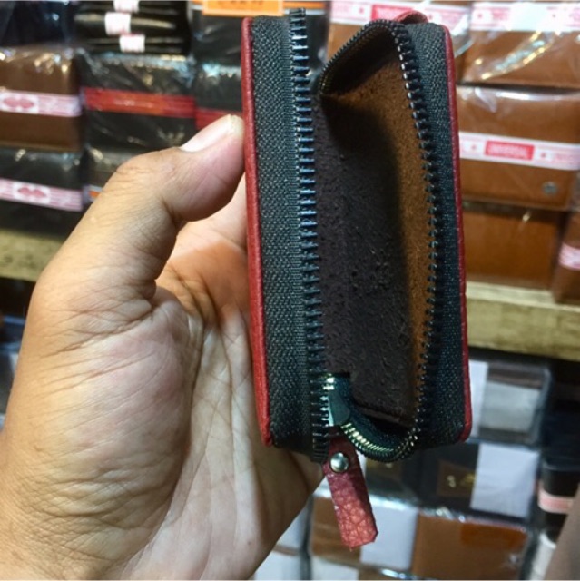 [[antonHilmanto]] dompet gantungan kunci pria res ful bahan kulit asli #dompetkunci #keyholder