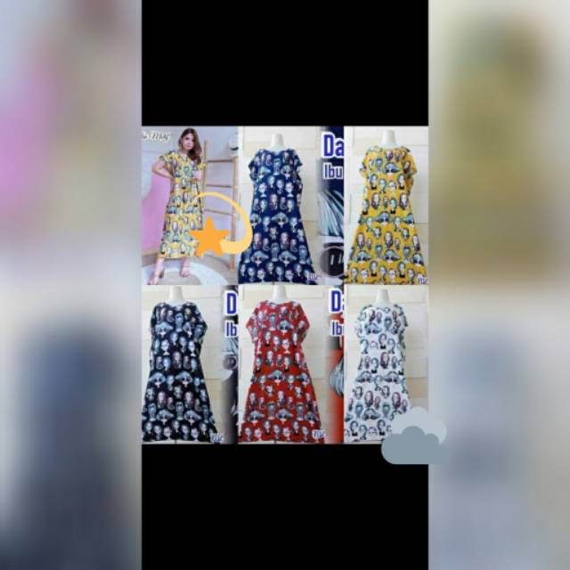 Daster Bali Mama Moo Jumbo