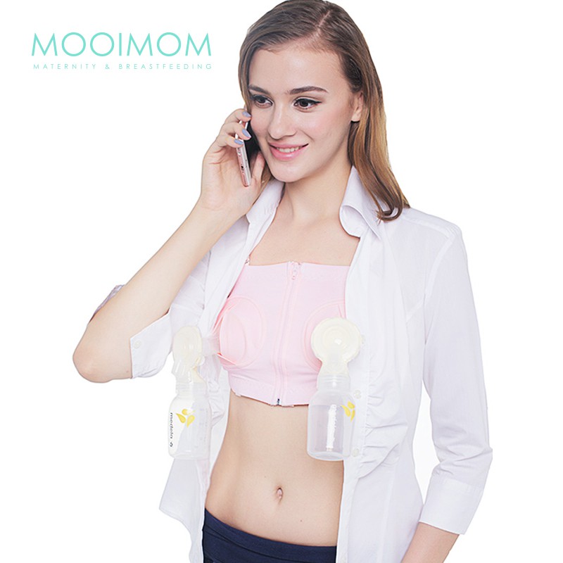 Mooimom B6890F Hands Free Pumping Bra UK L