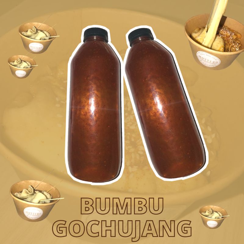 

BUMBU GOCHUJANG HOME MADE (1 LITER) | BUMBU TOPPOKI | MOTTERU