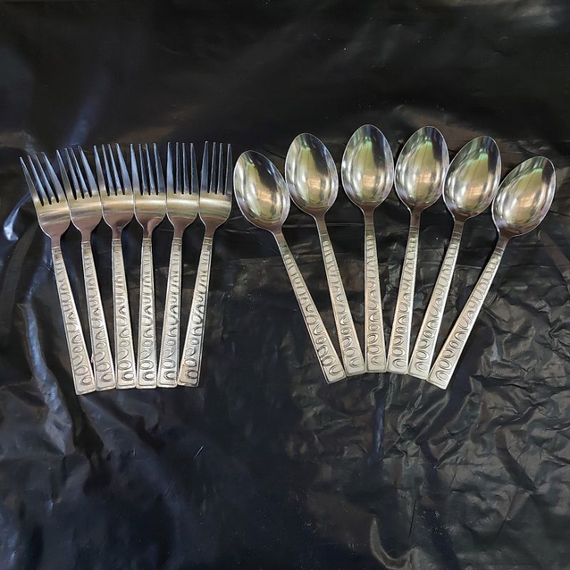 Sendok Makan Komodo/Sendok Makan Motif Watermark TEBAL