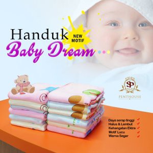 Promo !! HANDUK MANDI BAYI- HANDUK BABY DREAM- HANDUK BAYI MURAH