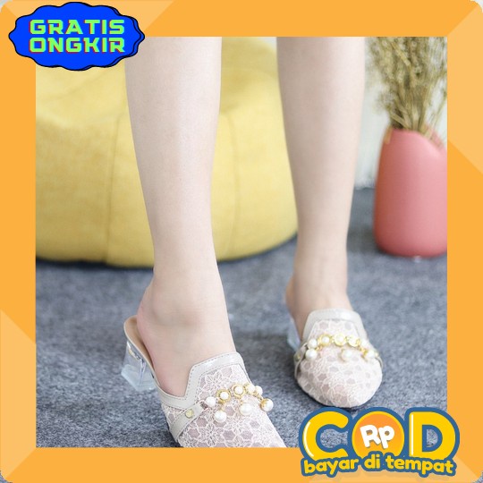 Sandal Heels Wanita Pasir Hak Tahu 5Cm Terbaru Sandal Heels Wanita Kekinian Terbaru 2022 Murah Senda