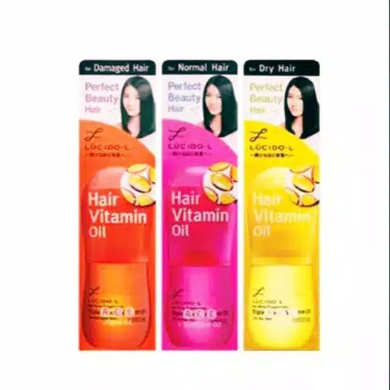 LUCIDO-L HAIR VITAMIN OIL 50 ML ~ VITAMIN LUCIDO-L PELEMBAB OIL ~ORIGINAL~ ASLI