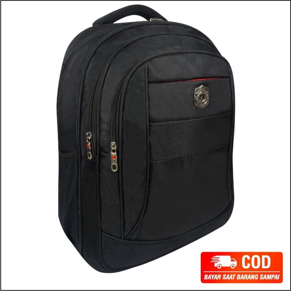 Tas Ransel Laptop Polo GLobal Bahan Tebal Rangsel Gendong Sekolah Untuk Pria Wanita Unisex - PG 9722