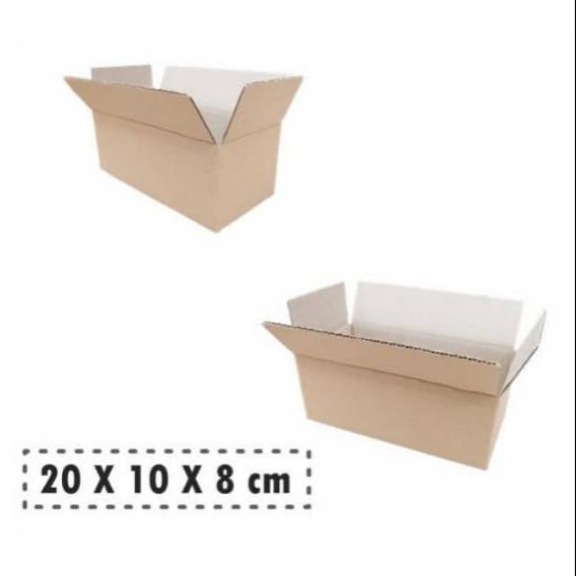 

Kardus packing ukuran 20 x 10 x 8 cm