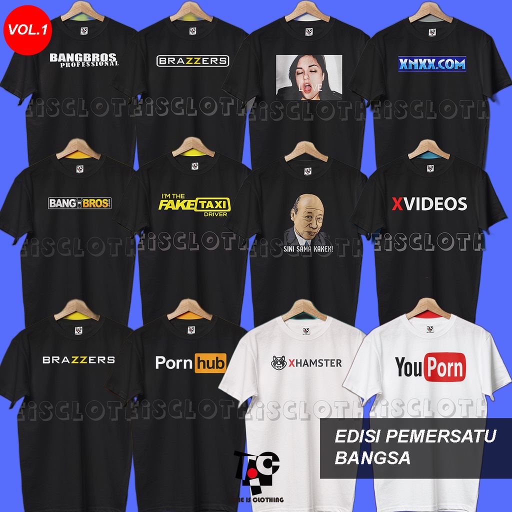 Kaos Baju Combed 30S Distro pemersatu bangsa  XNXX COM polos custom