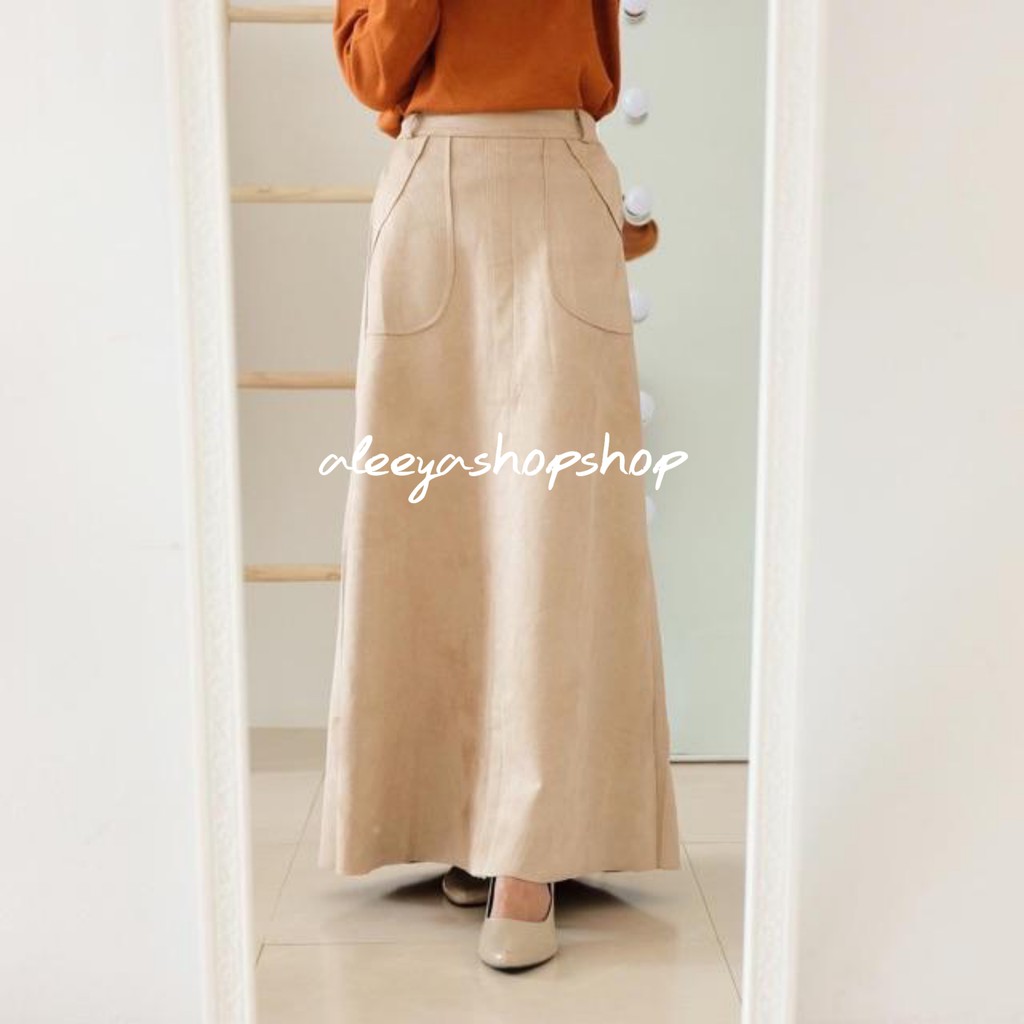 ALEEYA Rok Suede /  Dorthe Maxi Skirt Suede (2110)