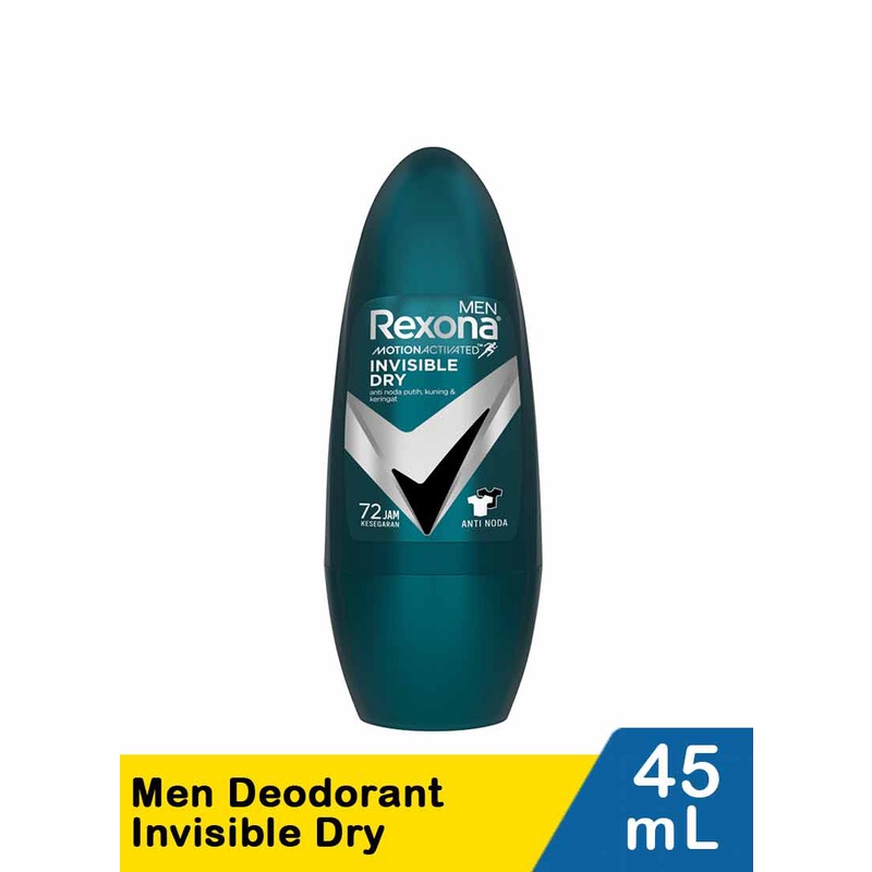 REXONA Men Deodorant Roll On Invisible Dry / Ice Cool / Sport Defense / Adventure 45ml 45 ml