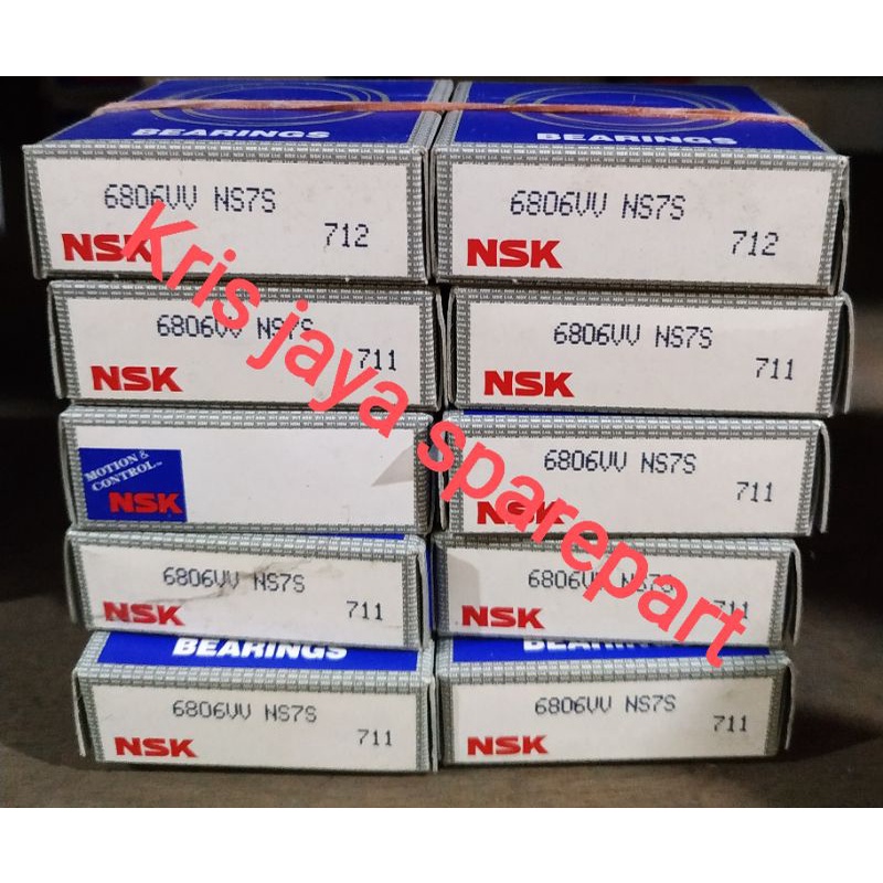 Bearing seri 6806 2rs (nsk), 6806 (ntn), 6806 zz (nsk), 6806 zz (ntn), 6805 2rs (asb), 6805 zz (ntn)