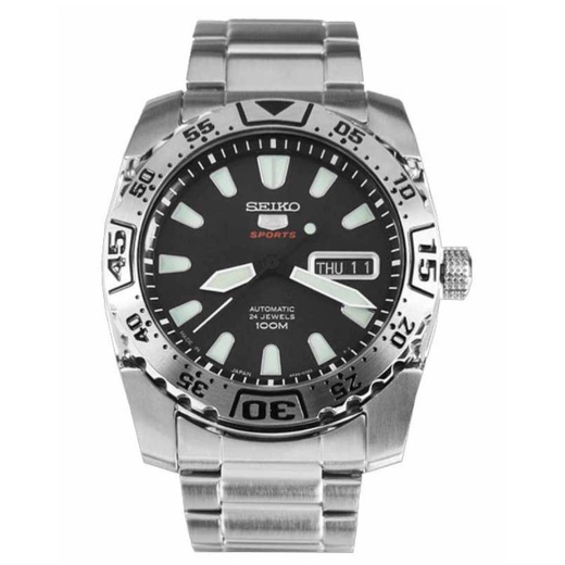 Seiko 5 SRP165K1 Sport Full Silver Black