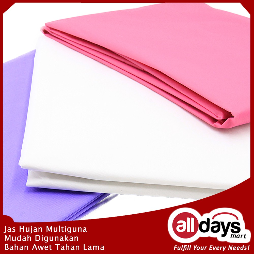 Alldaysmart Jas Hujan Anak Transparan C1010 (Random Colour)