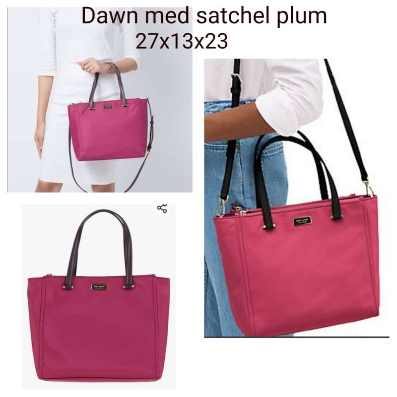 Kate spade dawn medium satchel plum