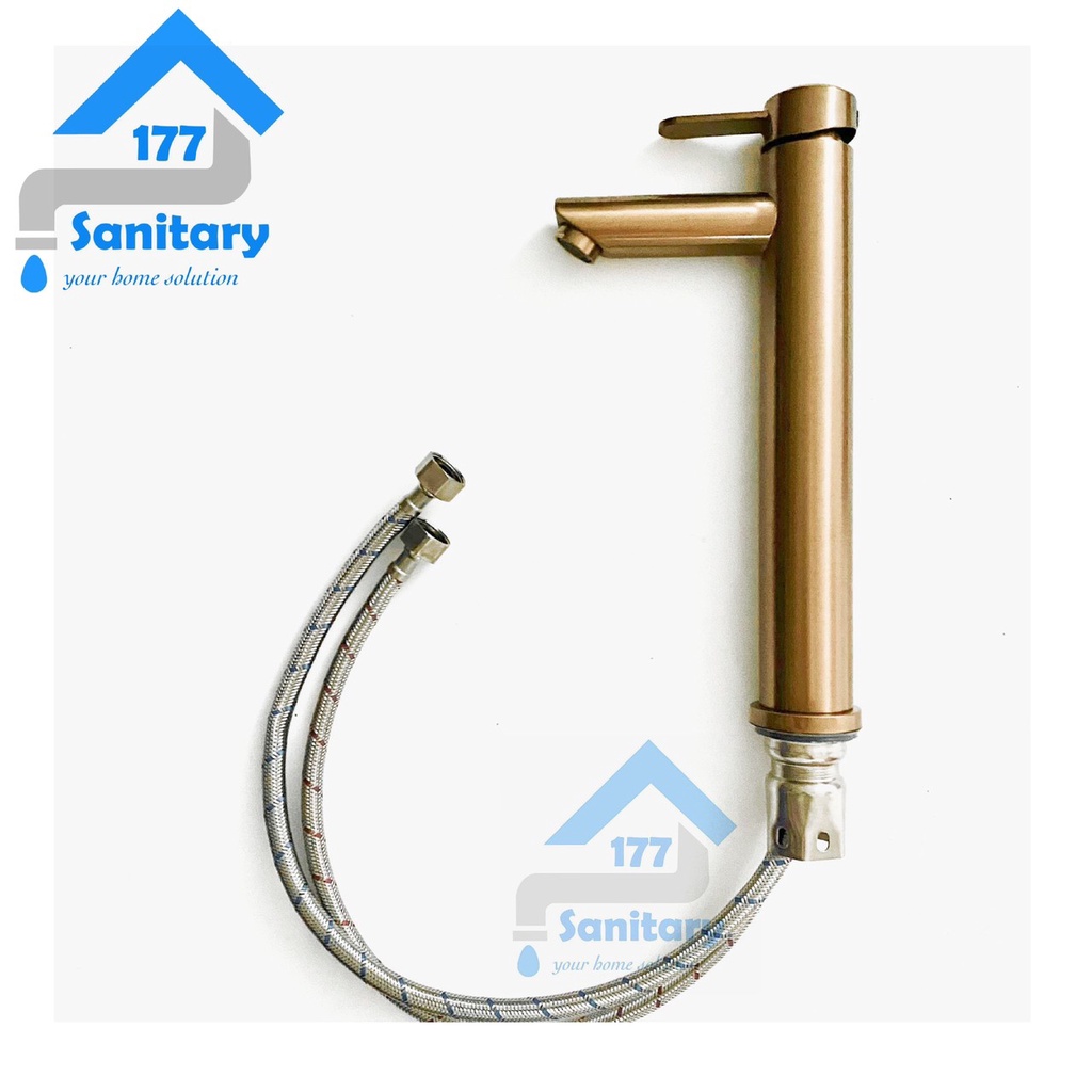 Kran wastafel tinggi Stainless 304 up down minimalis 29ST- keran cuci tangan washbowl faucet stenlis body gede tebal