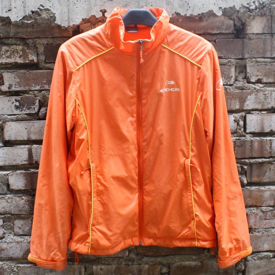 Jaket Casual EIDER Outdoor Equipment Second Running Tracking Sepeda Sport Climbing Gear Lari Orange 