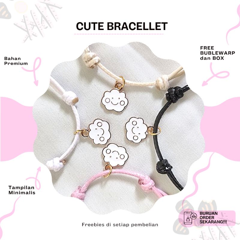 Gelang Couple 4 Freebox Sahabat Simple Gelang Persahabatan