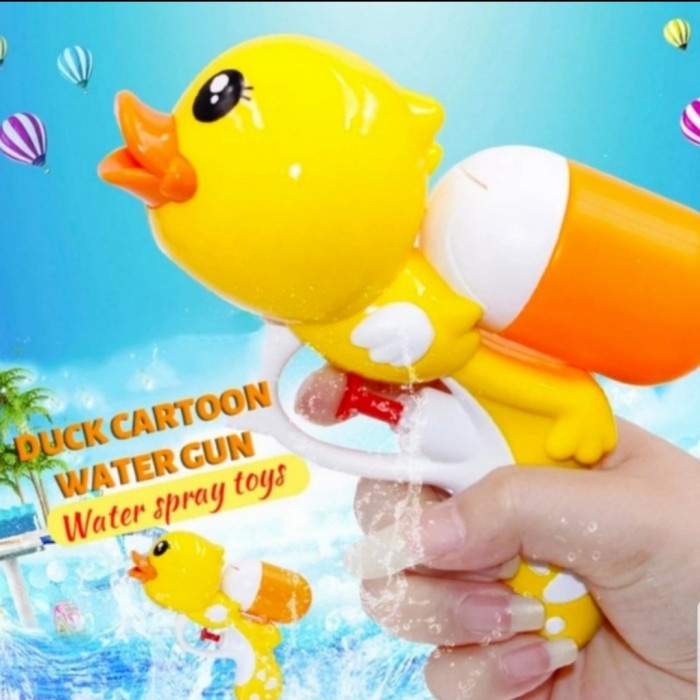 TokoPapin Mainan Mandi Pistol Air Anak Bayi Bebek Tembakan Water Gun Duck Toys Mainan Anak Mandi Tembak tembakan Bebek mainan tembak