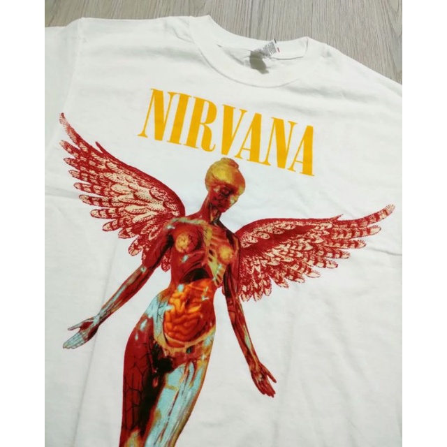 [ New Original ] NIRVANA - IN UTERO (M) KAOS BAND IMPORT ORIGINAL / T-SHIRT BAND IMPORT ORIGINAL / B