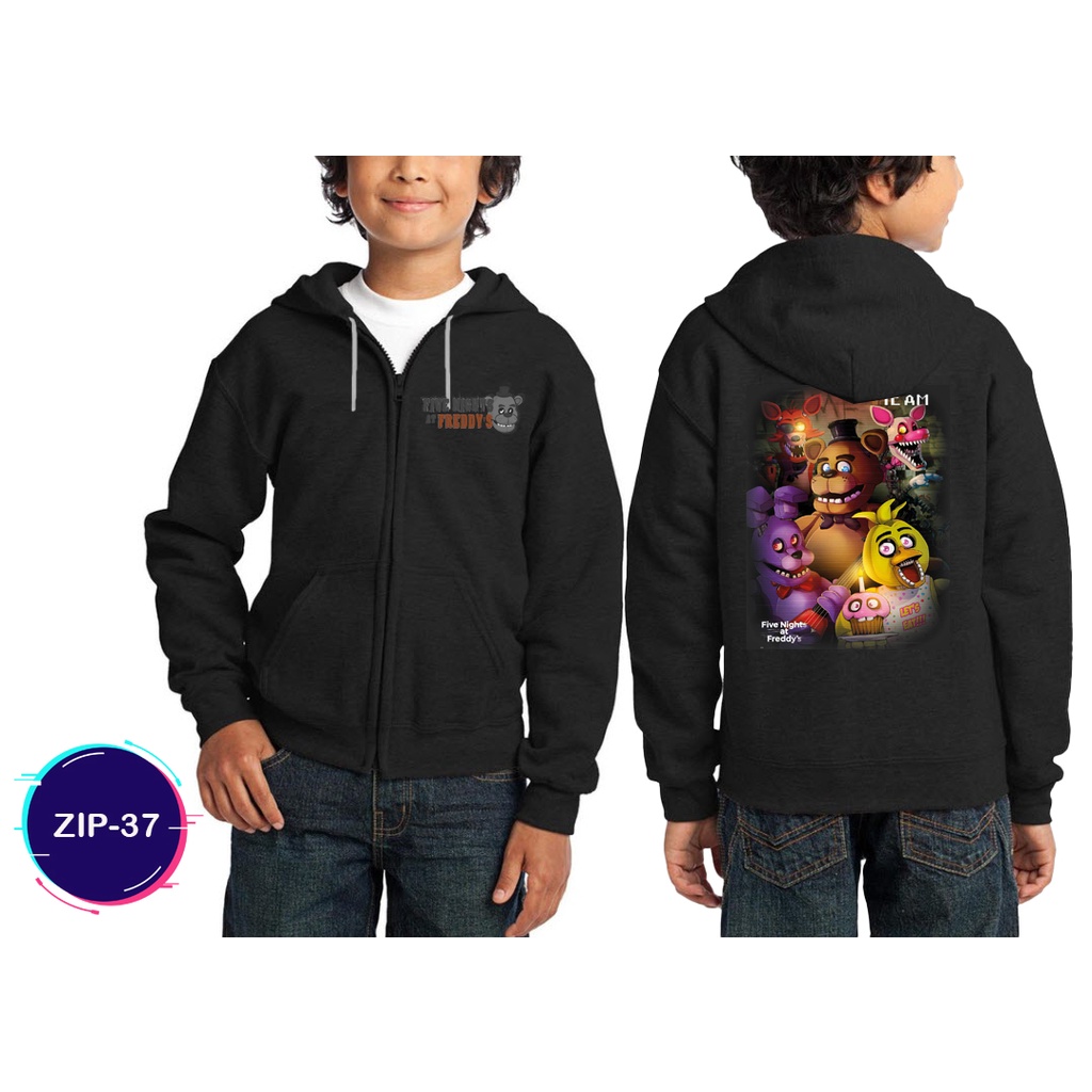 Jaket Anak Five Nights at Freddy Jaket Sweater Hoodie Zipper Trendy #ZIP-37