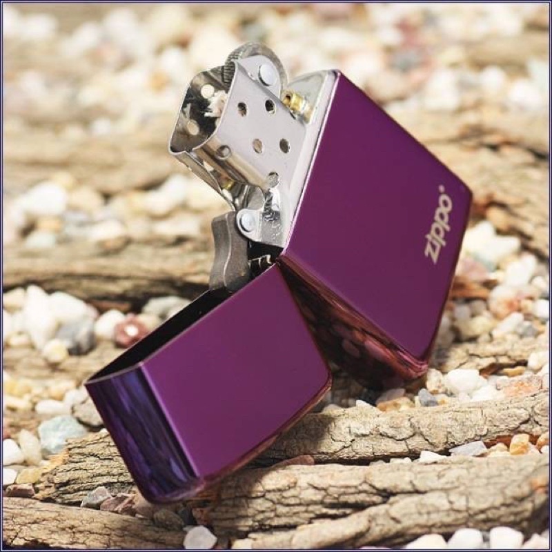 Korek zippo purple ice zippo ungu kilat