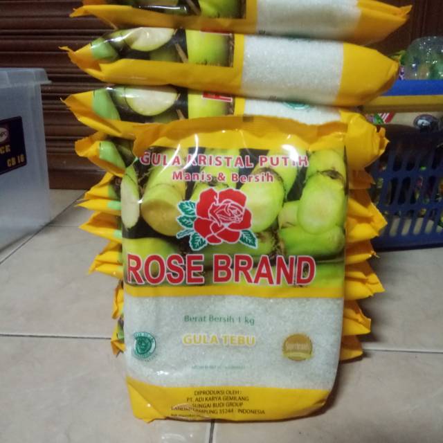 

Gula pasir rose brand 1kg