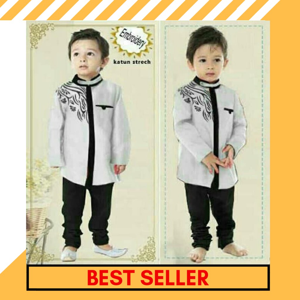 BAJU KOKO PASHA UNGU ANAK LAKI-LAKI PUTIH FASHION MUSLIM PAKAIAN MUSLIM ANAK LAKI-LAKI