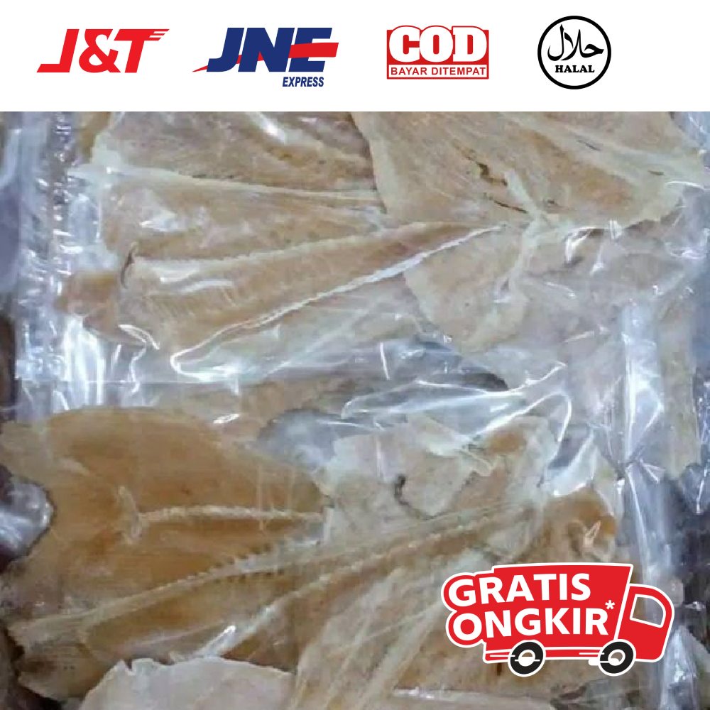 

Ikan asin pari tipis 100 gram asli medan