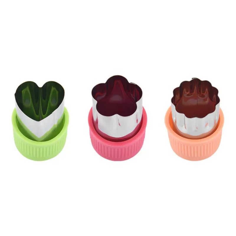[DEASTORE] CETAKAN PEMOTONG SAYURAN &amp; BUAH BENTUK LUCU BAHAN STAINLESS / CETAKAN BUAH  BENTO