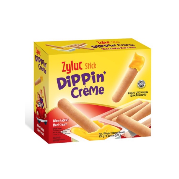 Zyluc Dippin Creme Biskuit Krim Keju 2 x 150 gr